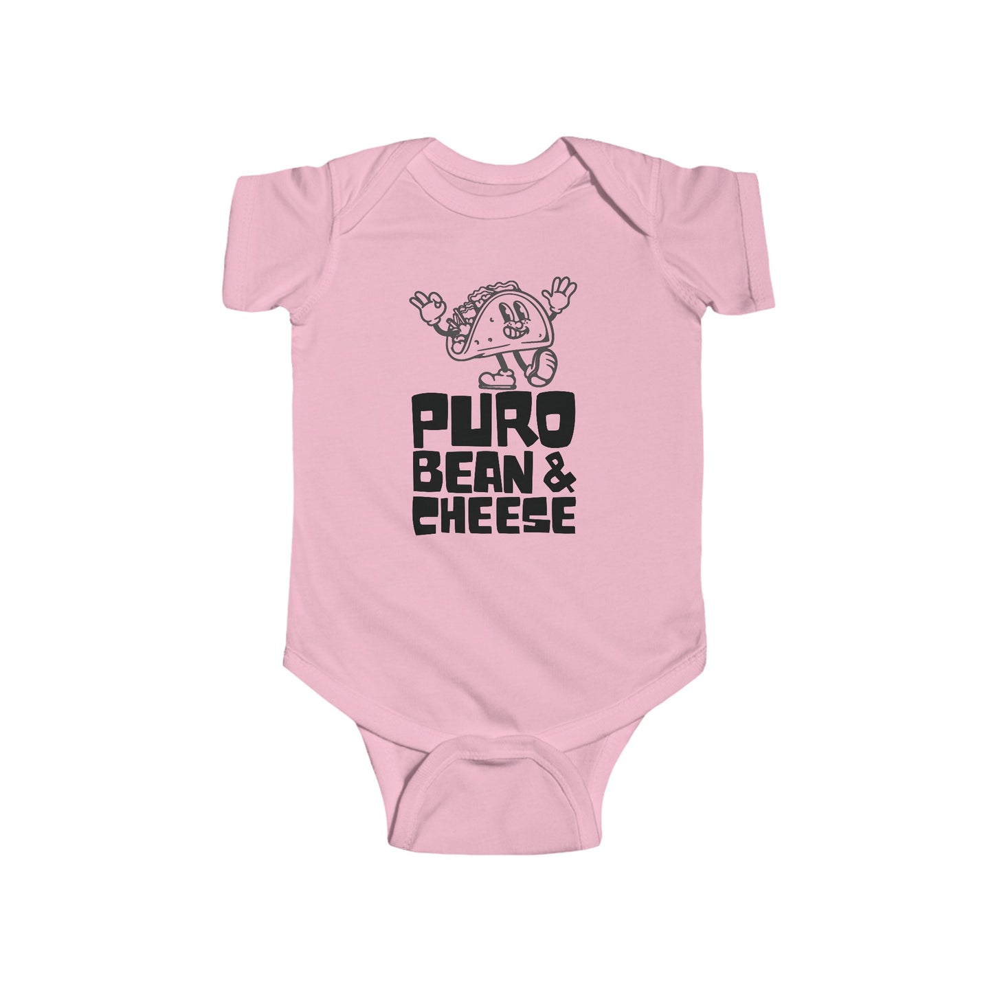 Tired Of Boring Baby Clothes? Try Our PURO BEAN & CHEESE 100% Cotton Baby Bodysuit w/ FREE SHIPPING!