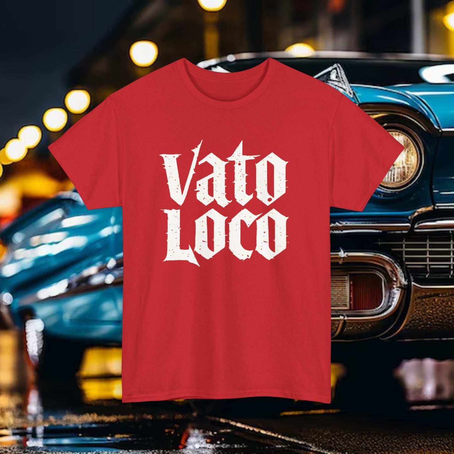 OLD SCHOOL Style VATO LOCO Unisex 100% Cotton Tee w/Free Shipping!