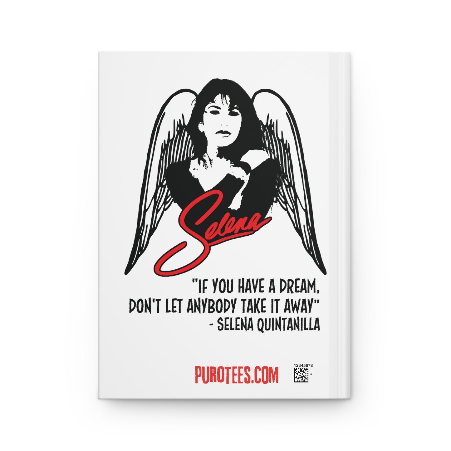 PURO Journals: SELENA DREAM QUOTE Hardcover Lined JOURNAL w/Free Shipping!