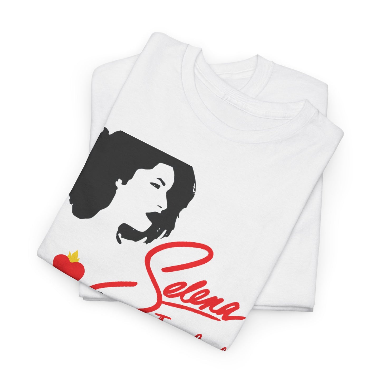 Our Exclusive SELENA TOUCHED MY HEART Unisex 100% Cotton Tee - FREE SHIPPING!