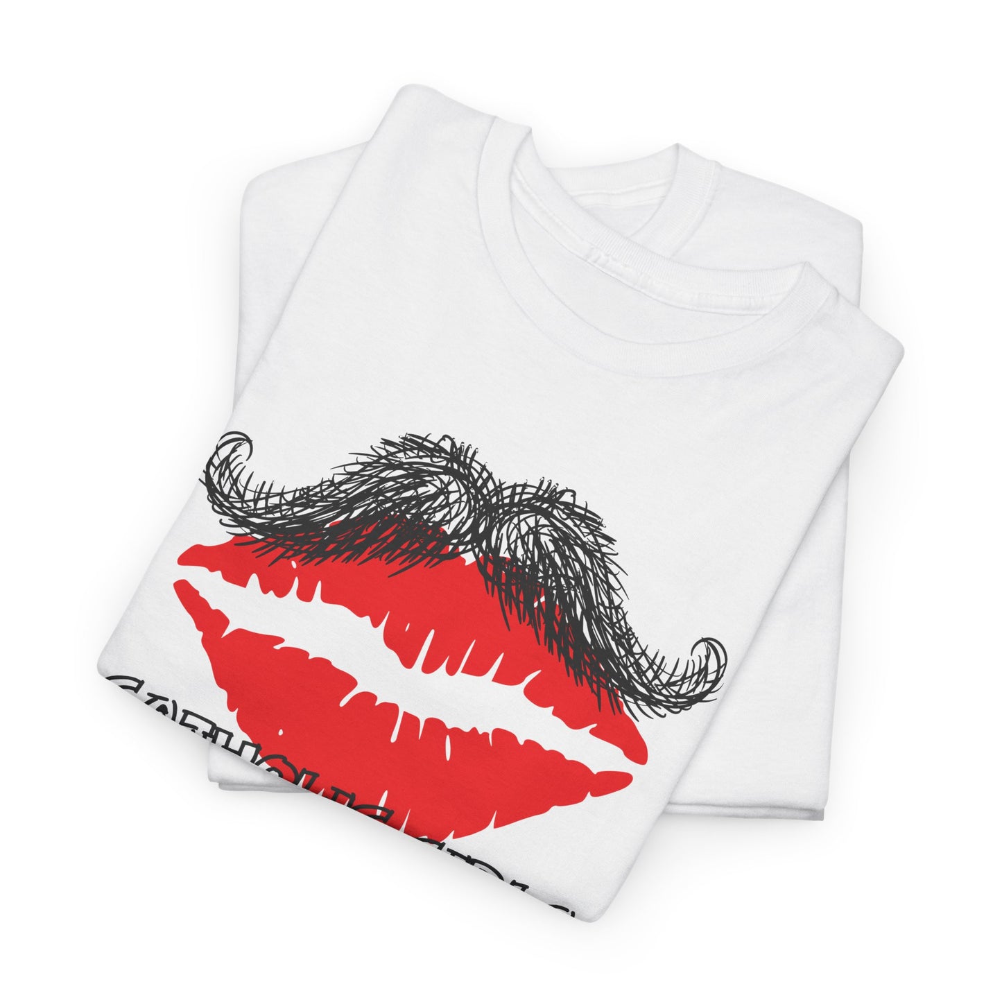 Our Exclusive Crazy CATHOLIC GIRLS Mustache Unisex 100% Cotton Tee - FREE SHIPPING!