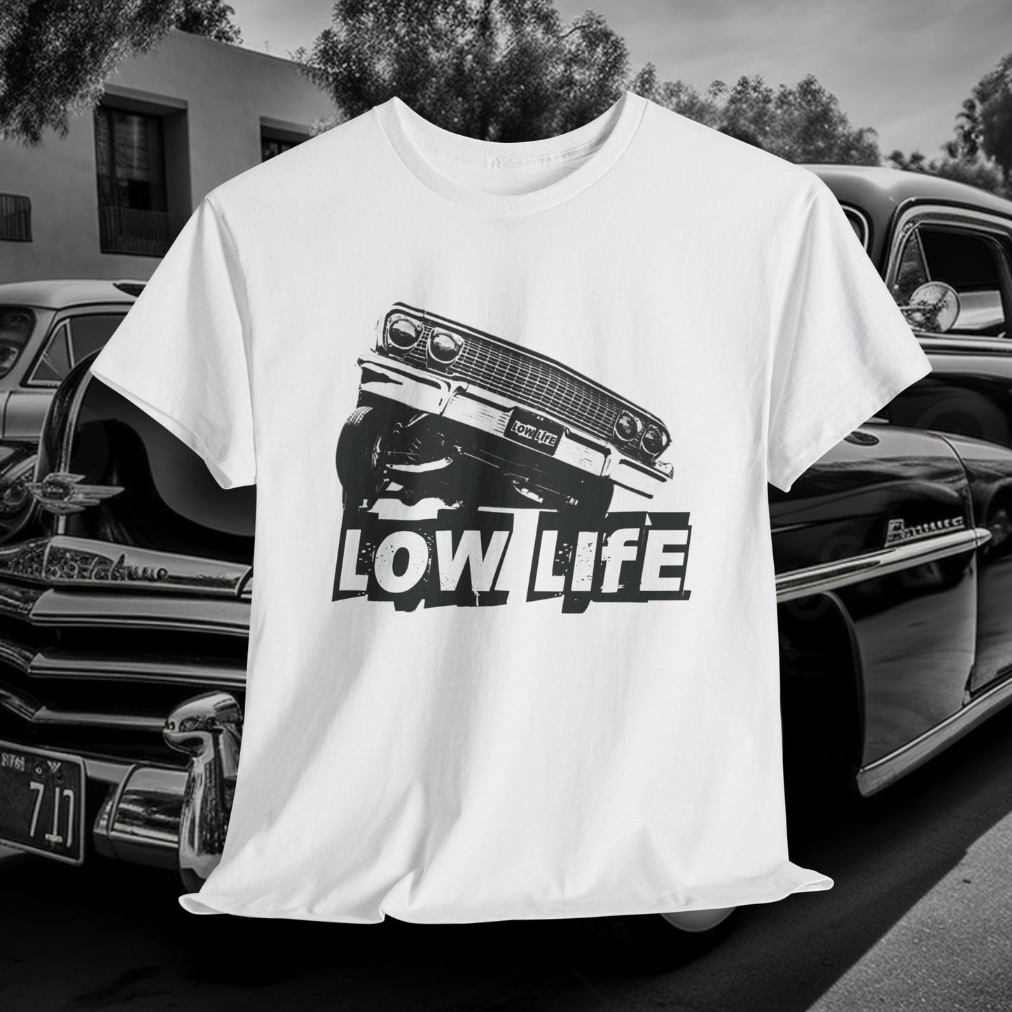 OLD SCHOOL Style LOW LIFE Unisex 100% Cotton Tee w/Free Shipping!